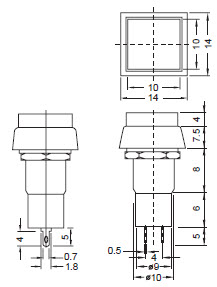 Interruptores de botão de pressão S18-23