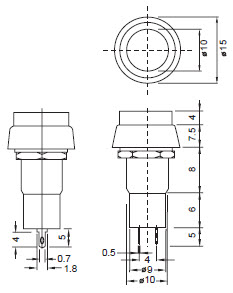 Interruttori a pulsante S18-25