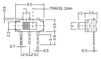 Slide Switches SHM-1260