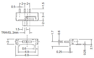 Interruttori a levetta SHM-1270