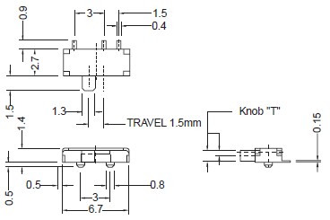 Slide Switches SHM-1290AN