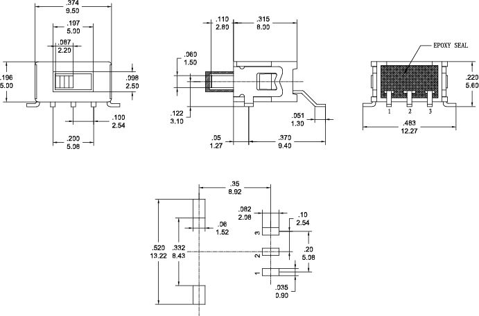 کلیدهای اسلاید SS-4-M