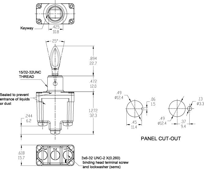 Toggle Switches T6014