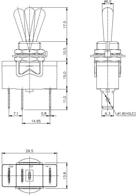 Interruttori a levetta T6114