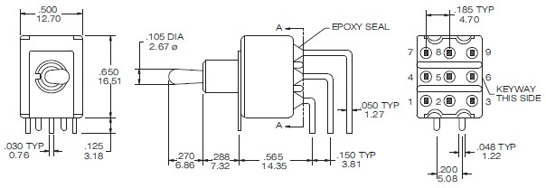 کلیدهای تعویض T8301P-A