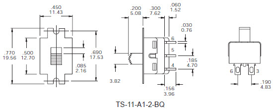 Interruttori a levetta TS-11