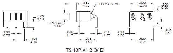 Slide Switches TS-13P