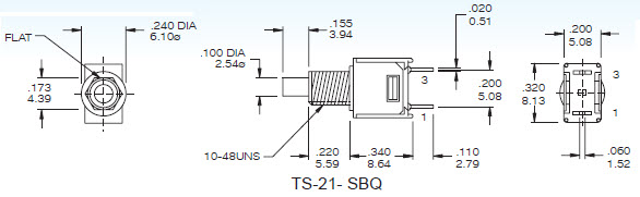 Interruttori a pulsante TS-21