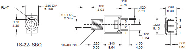 Interruttori a pulsante TS-22