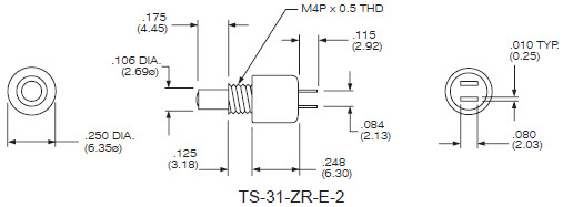 Interrupteurs à bouton-poussoir TS-31