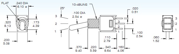 Interruptores de palanca TS-4