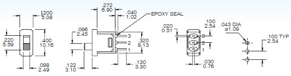 Interruttori a levetta TS-4S/TS-4AS