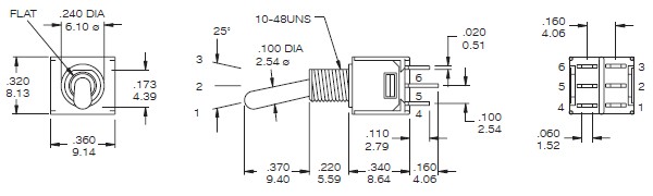 Interruptores de Alavanca TS-5