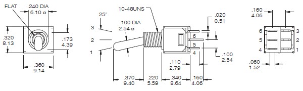 Interruttori a levetta TS-5