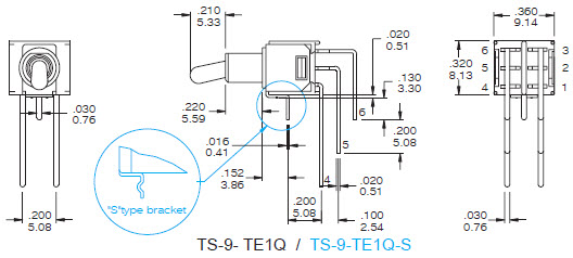 کلیدهای تعویض TS-9