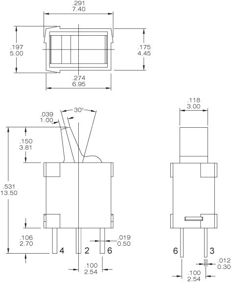 کلیدهای راکر UR-4-C