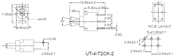 Interruttori a levetta UT-4-C