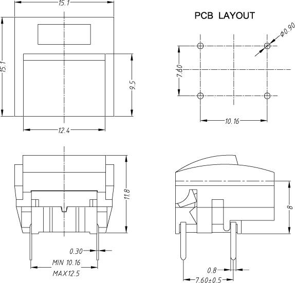 Tastschalter WTM-10-C-T2