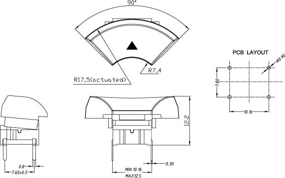 Interruttori tattili WTM-10-M-S